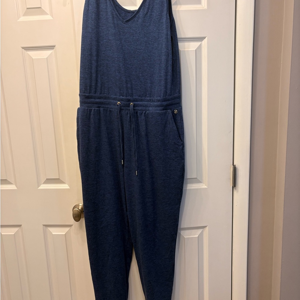 Lilly Pulitzer Navy Blue knit Jumpsuit